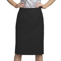 Ladies Optiweave Straight Lined Skirt Charcoal